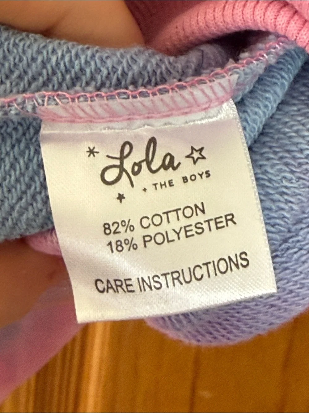 NWOT Lola and the Boys Girls' Tie-Dye Ruffle Patch Jogger Set, Size 14